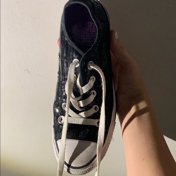 Converse Sequin Sneakers - Picture 2 of 4